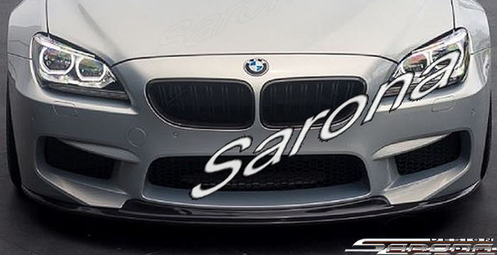 Custom BMW 6 Series  Coupe, Convertible & Sedan Front Add-on Lip (2011 - 2016) - $599.00 (Part #BM-043-FA)